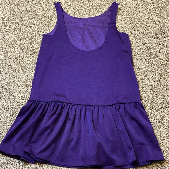 BCBGeneration Amethyst Drop Waist Mini Dress with Low Back - Picture 8 of 10